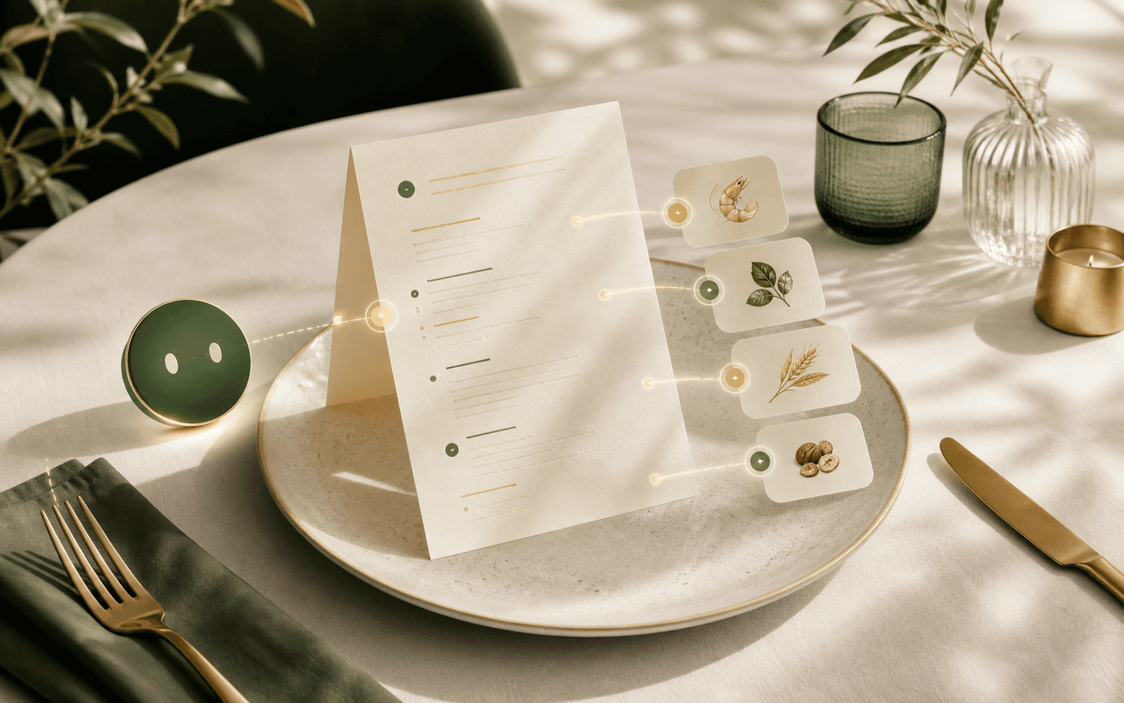 Nomi app menu scan preview